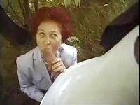 Rita - Granny Outdoor Fuck by snahbrandy