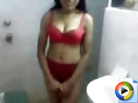 SEXY SAALI GUDU SHOWING HER BOOBS IN RED BRA - JP SPL