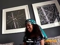 "Bubble Butt Black Babe Fucked On Casting Couch"