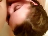 Smoking Blowjob in the shower